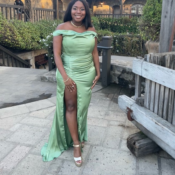 Moda Glam Sage Natalia Dress - Picture 4 of 4